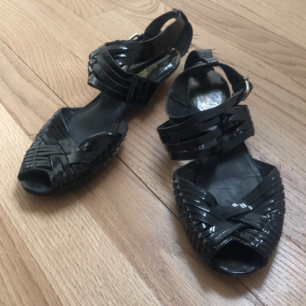 Belle -Sigerson Morrison patent leather sandals